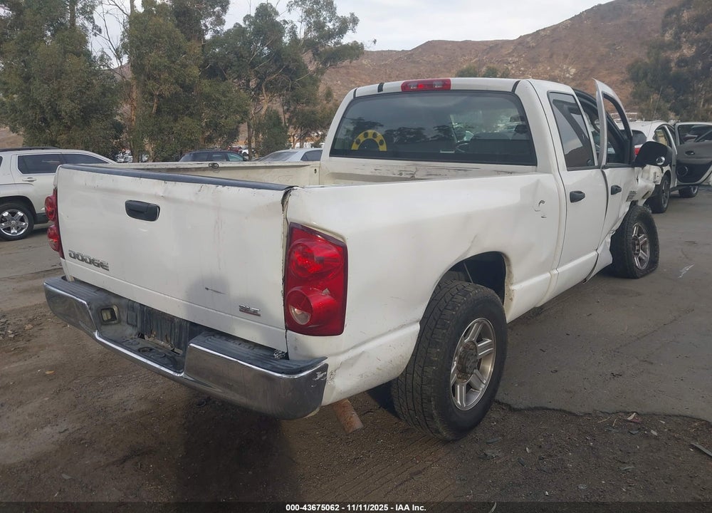 2007 DODGE RAM 2500 VIN: 3D7KR28D77G817480