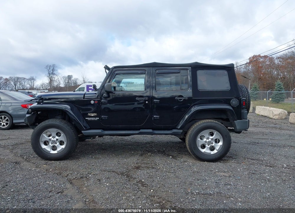 2014 JEEP WRANGLER UNLIMITED SAHARA VIN: 1C4BJWEGXEL110669