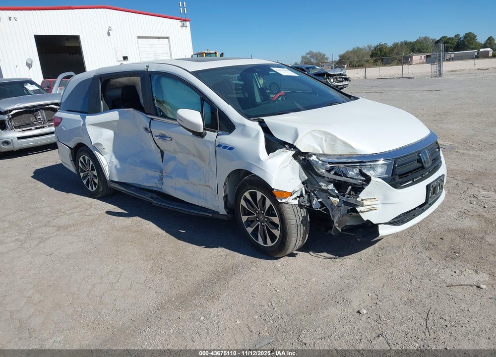 2022 HONDA ODYSSEY EX-L VIN: 5FNRL6H79NB031808