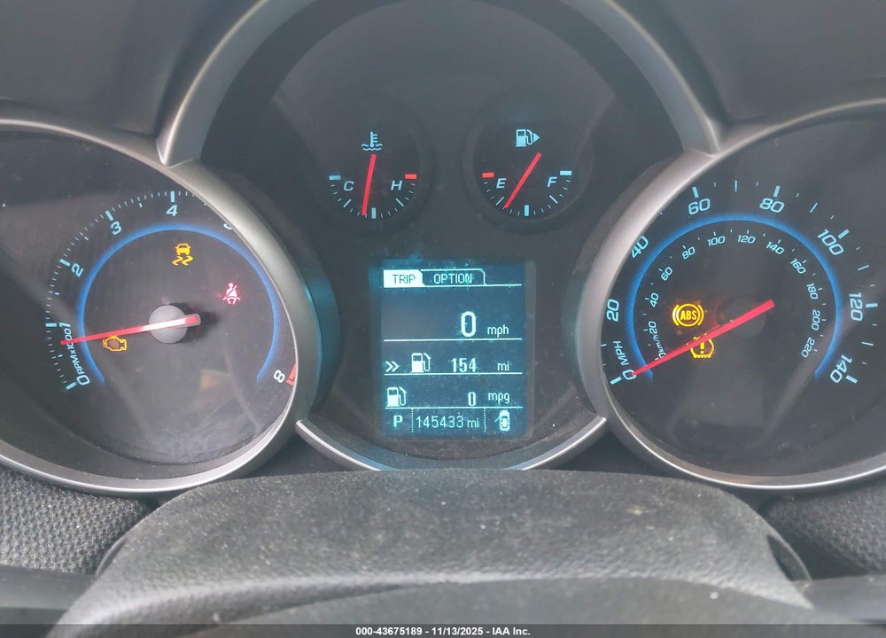 2014 CHEVROLET CRUZE VIN: 1G1PC5SBXE7210498