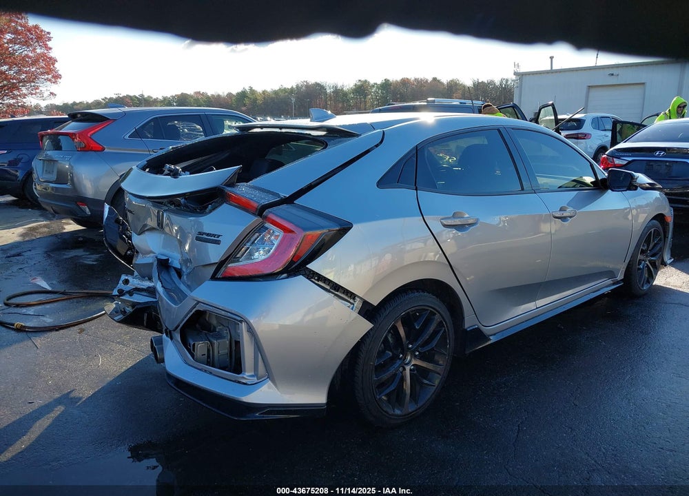 2021 HONDA CIVIC SPORT TOURING VIN: SHHFK7H91MU400820