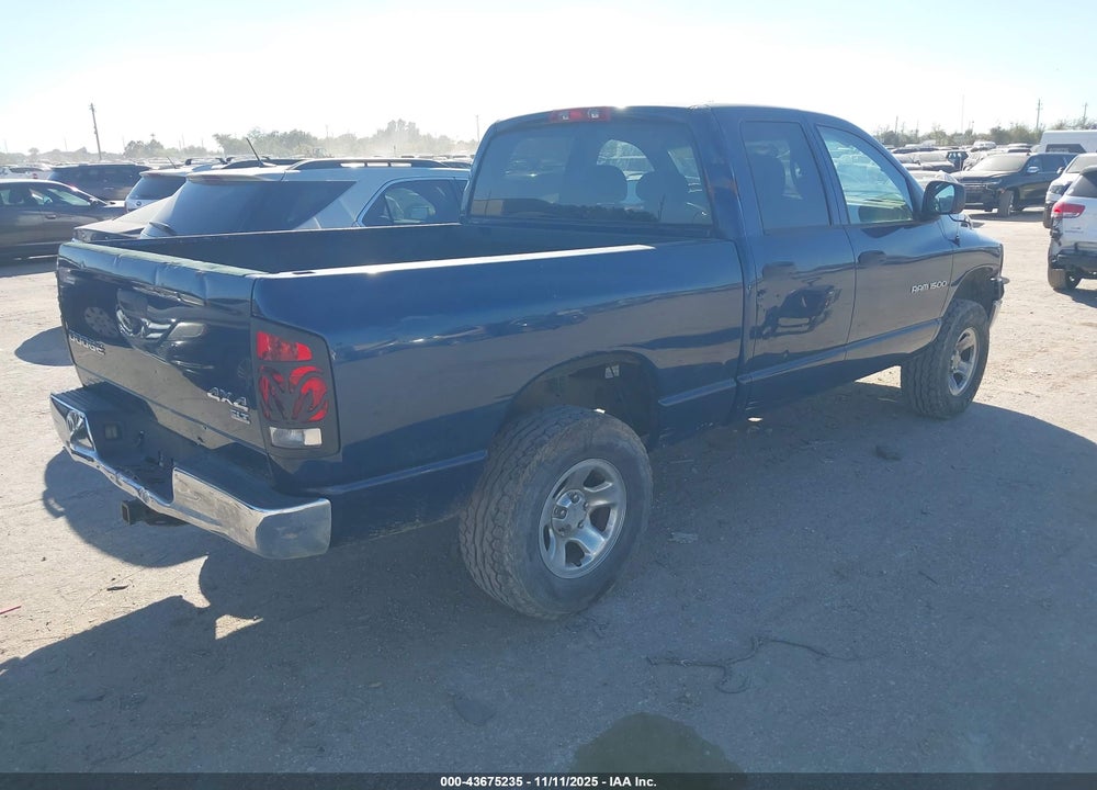 2004 DODGE RAM 1500 SLT/LARAMIE VIN: 1D7HU18N54S598647