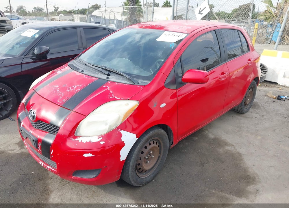 2011 TOYOTA YARIS VIN: JTDKT4K31B5332050