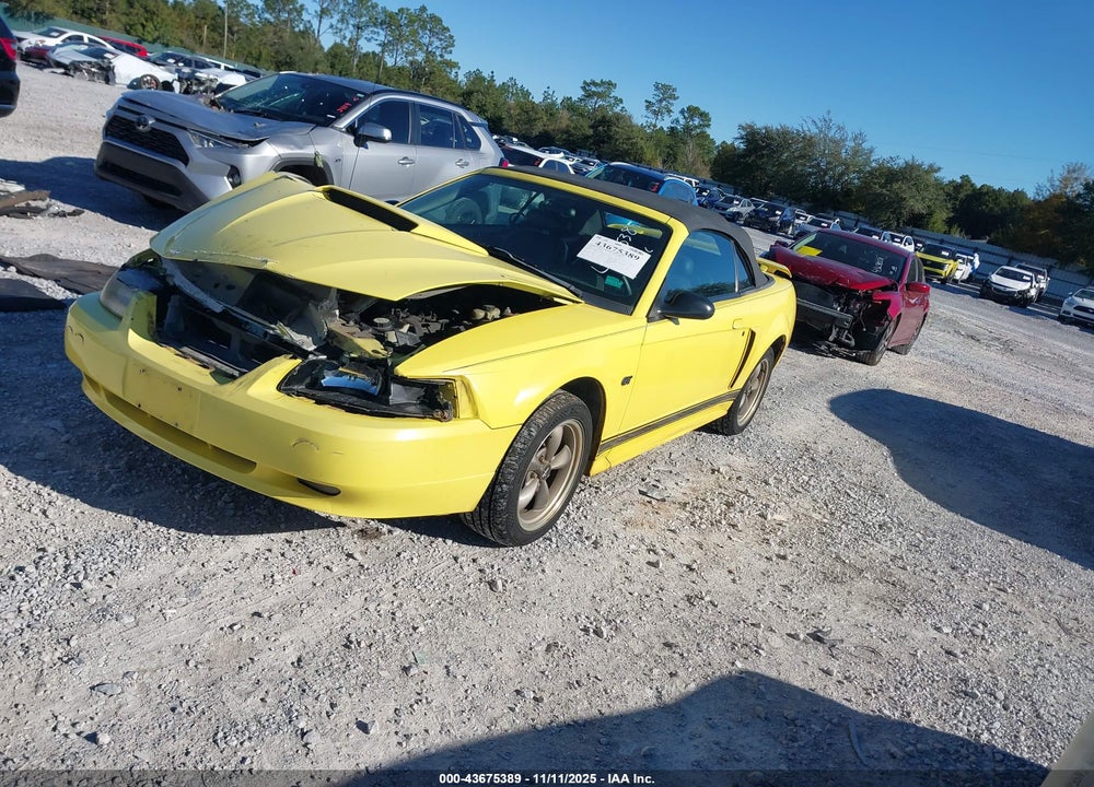 2001 FORD MUSTANG GT VIN: 1FAFP45X81F157833