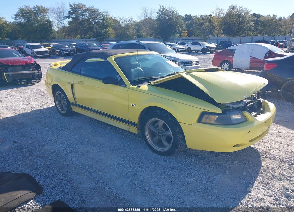 2001 FORD MUSTANG GT VIN: 1FAFP45X81F157833