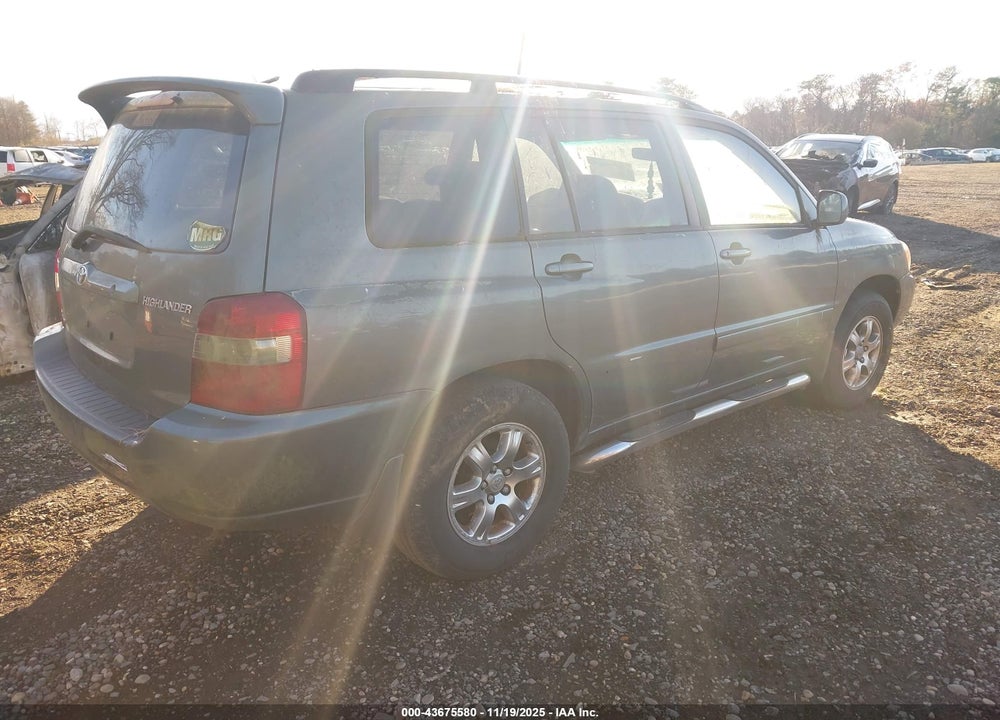 2004 TOYOTA HIGHLANDER V6 VIN: JTEEP21A640038998