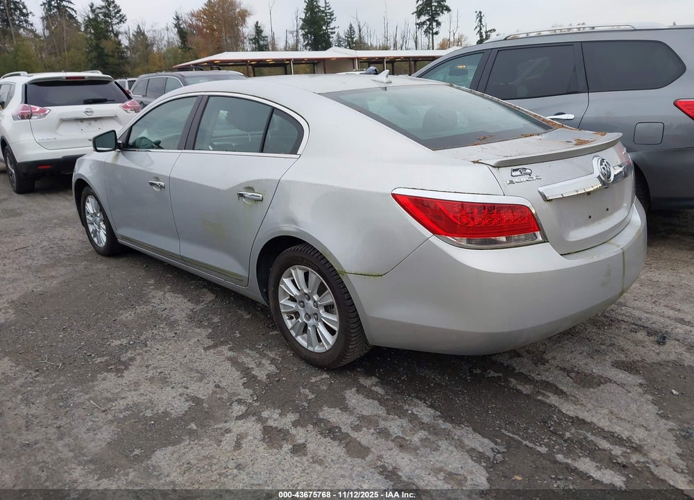 2012 BUICK LACROSSE LEATHER GROUP VIN: 1G4GC5ER9CF166413