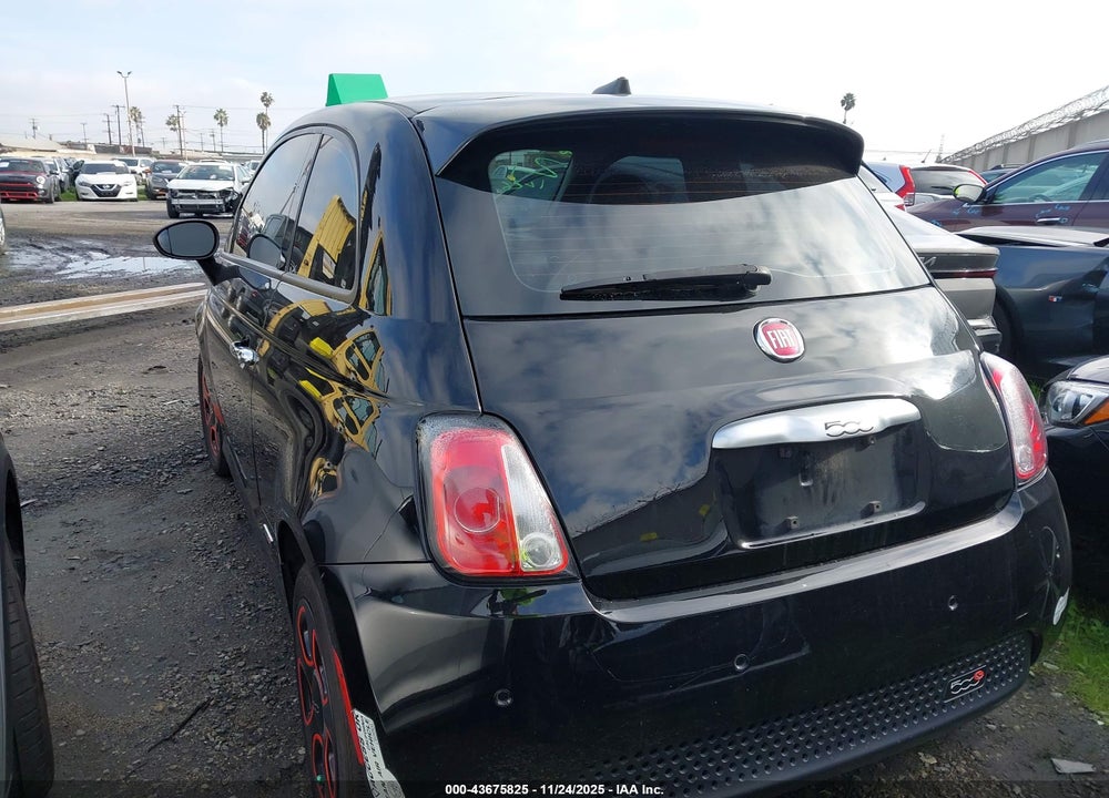 2016 FIAT 500E BATTERY ELECTRIC VIN: 3C3CFFGE1GT129687