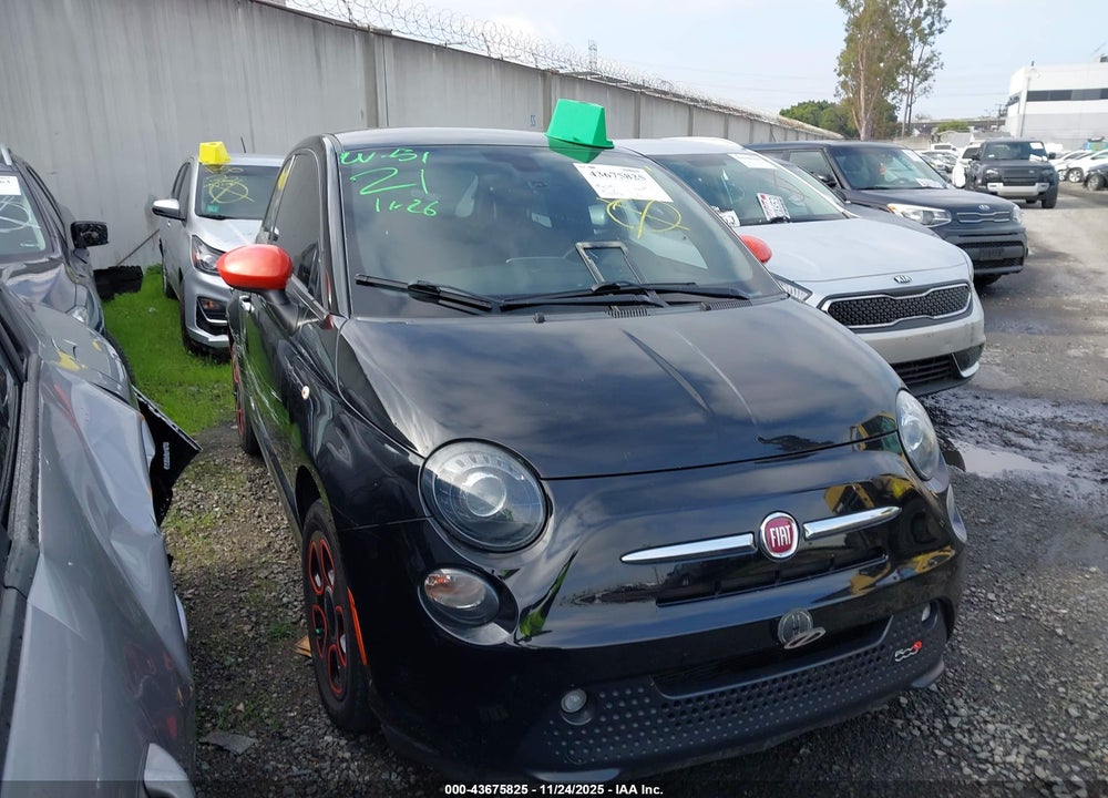 2016 FIAT 500E BATTERY ELECTRIC VIN: 3C3CFFGE1GT129687