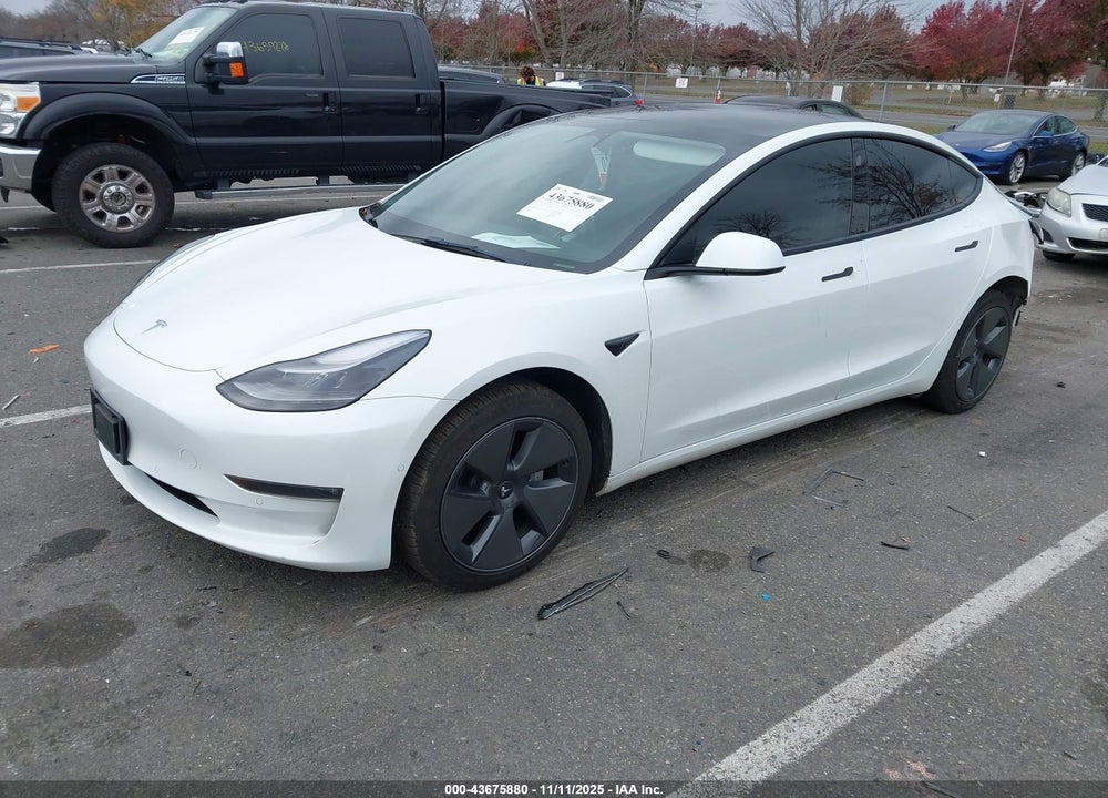 2022 TESLA MODEL 3 LONG RANGE DUAL MOTOR ALL-WHEEL DRIVE VIN: 5YJ3E1EB0NF339221