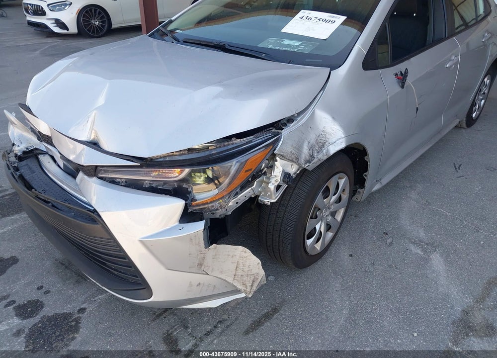 2025 TOYOTA COROLLA LE VIN: 5YFB4MDE7SP320080