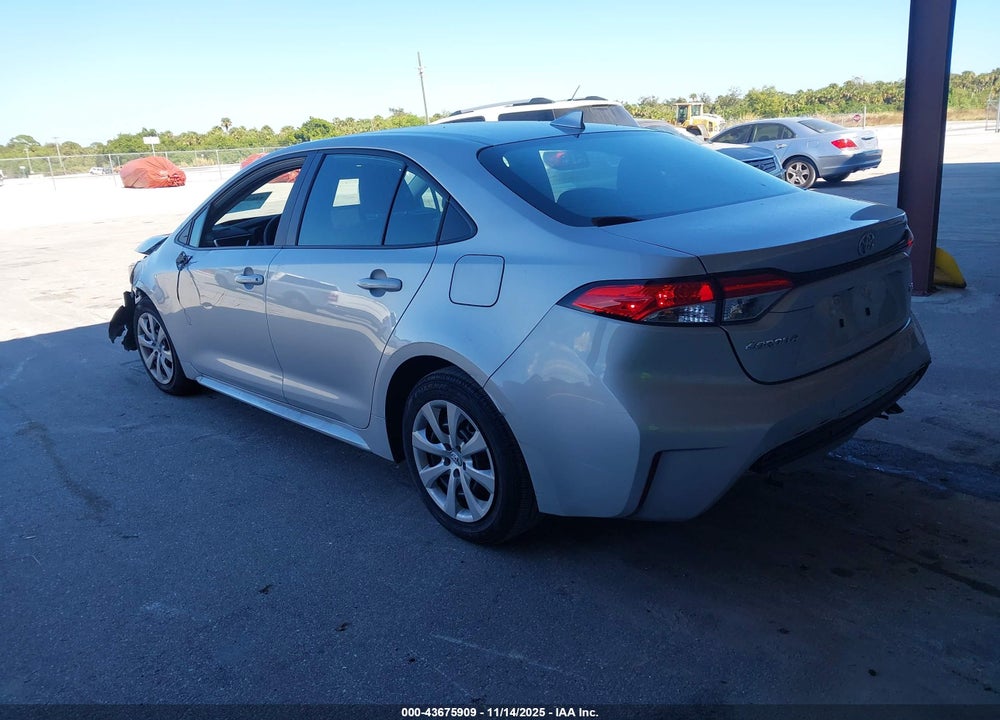 2025 TOYOTA COROLLA LE VIN: 5YFB4MDE7SP320080