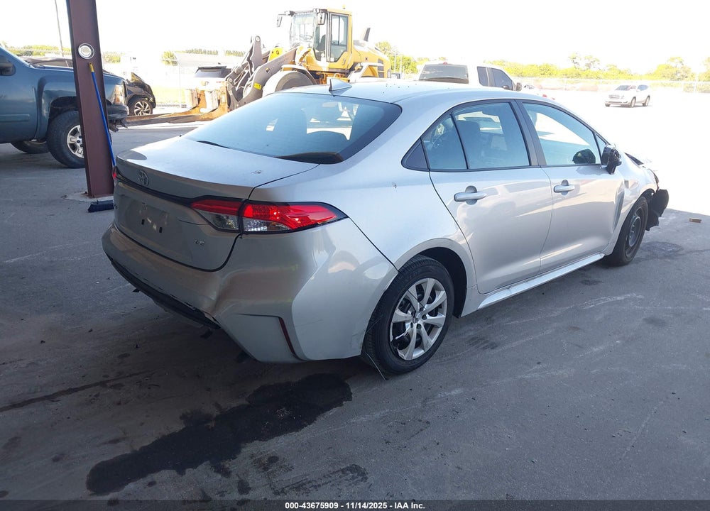 2025 TOYOTA COROLLA LE VIN: 5YFB4MDE7SP320080