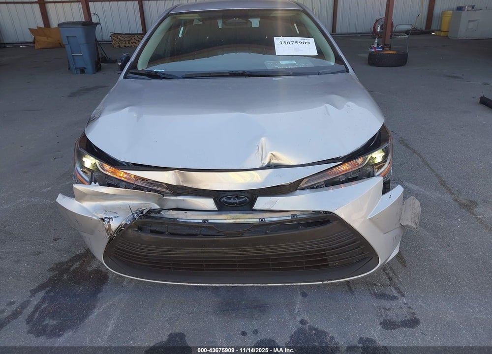 2025 TOYOTA COROLLA LE VIN: 5YFB4MDE7SP320080