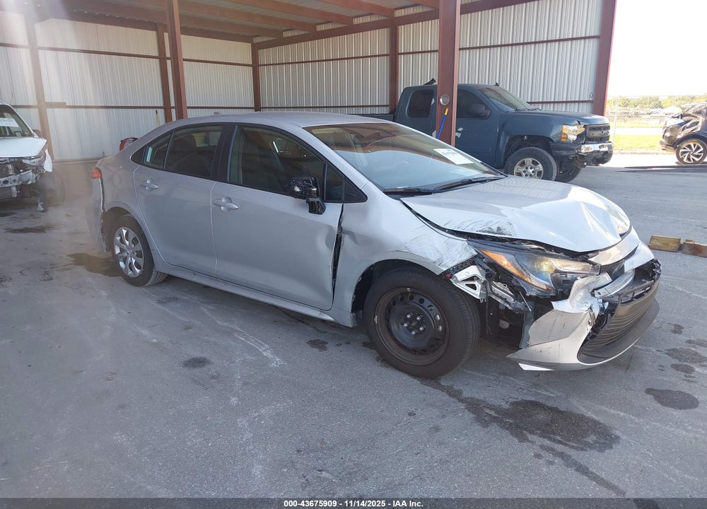 2025 TOYOTA COROLLA LE VIN: 5YFB4MDE7SP320080