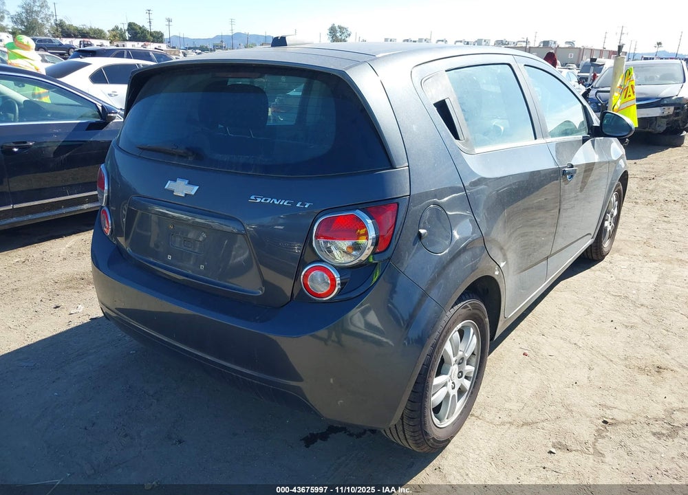 2016 CHEVROLET SONIC LT AUTO VIN: 1G1JC6SG0G4149500