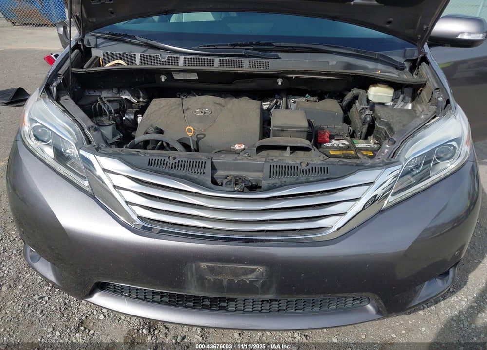 2017 TOYOTA SIENNA LIMITED PREMIUM 7 PASSENGER VIN: 5TDYZ3DC9HS880462
