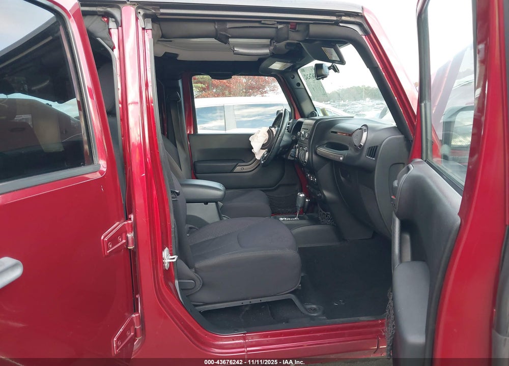 2013 ANGLER JEEP WR UNLIMITED SPORT VIN: 1C4HJWDG1DL529133