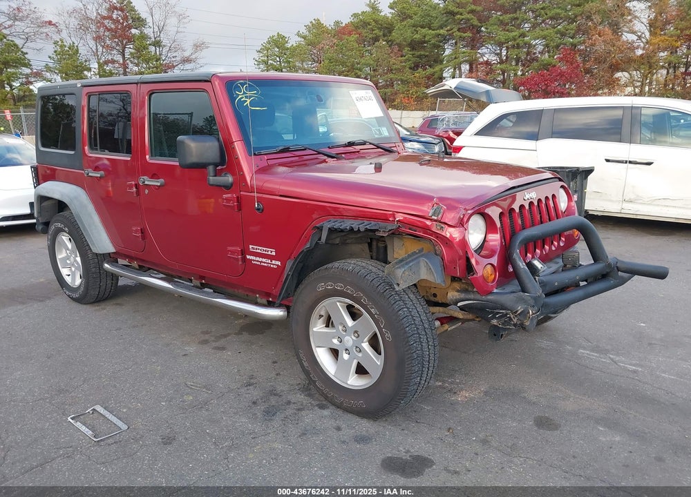 2013 ANGLER JEEP WR UNLIMITED SPORT VIN: 1C4HJWDG1DL529133