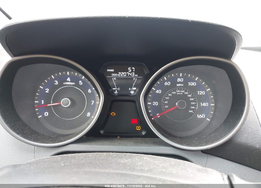 2013 HYUNDAI ELANTRA GLS VIN: 5NPDH4AE8DH264071