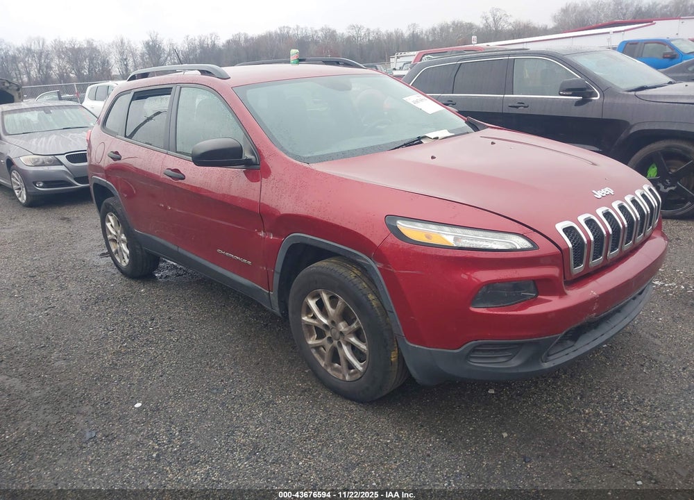 2016 JEEP CHEROKEE SPORT VIN: 1C4PJMAB3GW348675