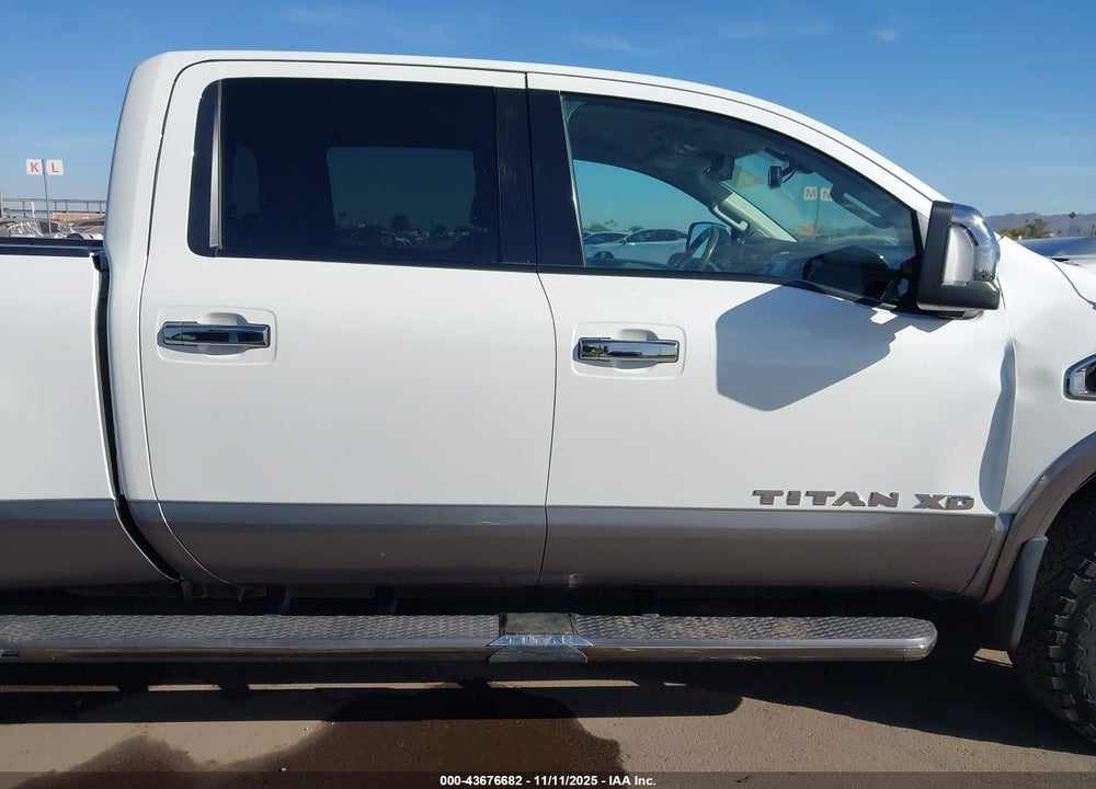 2016 NISSAN TITAN XD PLATINUM RESERVE DIESEL VIN: 1N6BA1F40GN510106