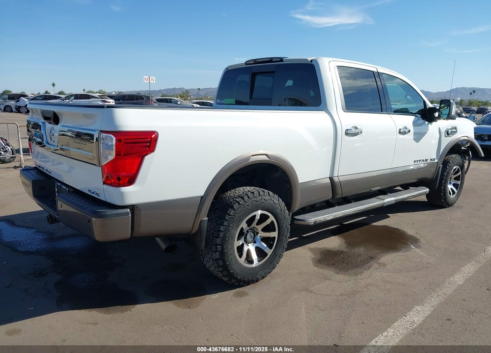 2016 NISSAN TITAN XD PLATINUM RESERVE DIESEL VIN: 1N6BA1F40GN510106