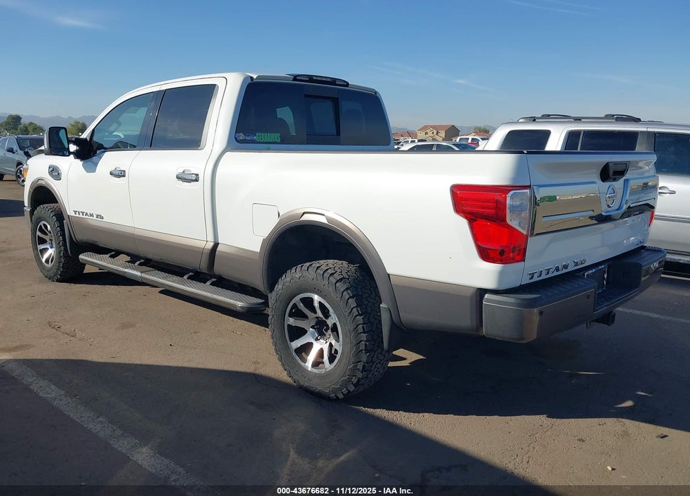 2016 NISSAN TITAN XD PLATINUM RESERVE DIESEL VIN: 1N6BA1F40GN510106