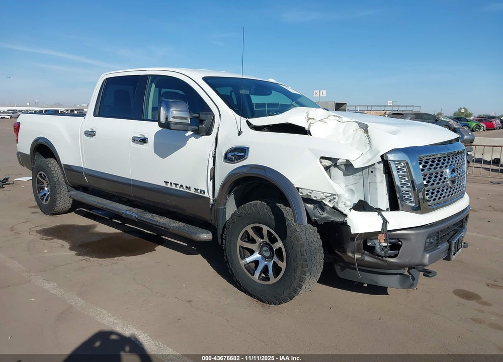 2016 NISSAN TITAN XD PLATINUM RESERVE DIESEL VIN: 1N6BA1F40GN510106
