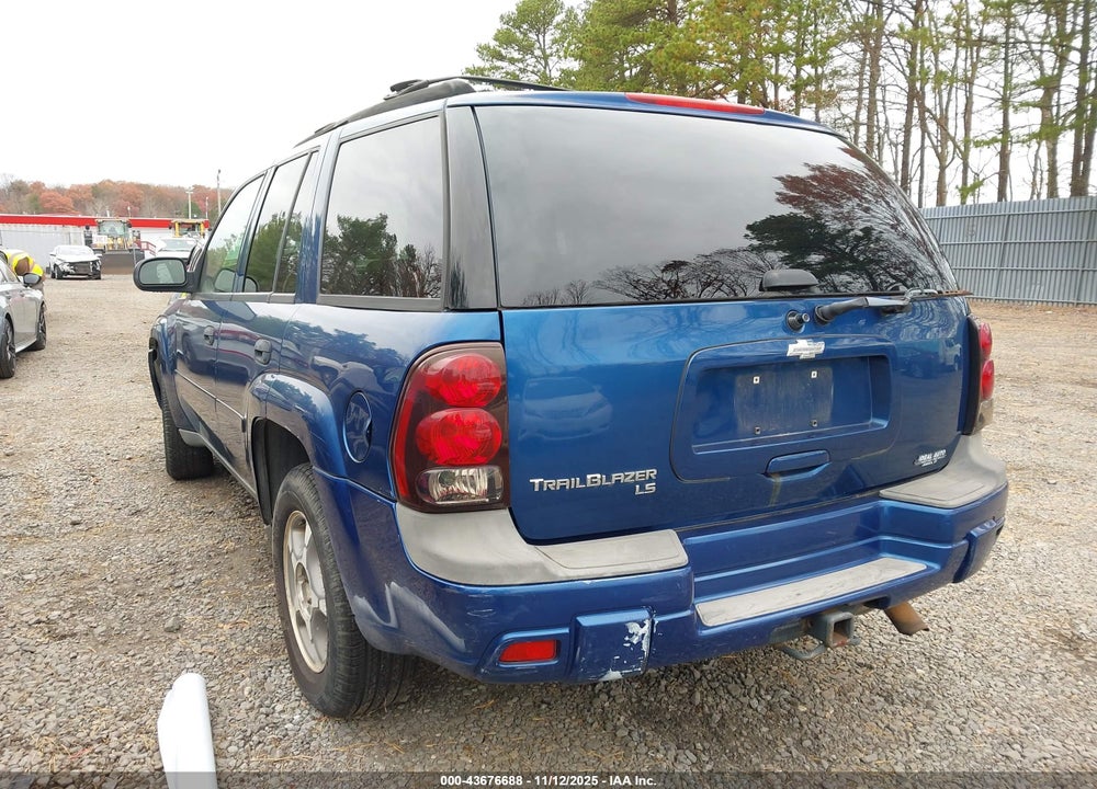 2006 CHEVROLET TRAILBLAZER LS VIN: 1GNDT13S762306810
