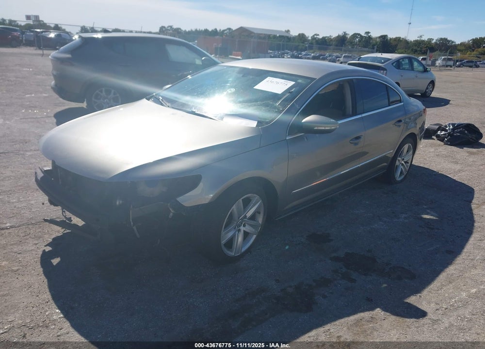 2013 VOLKSWAGEN CC 2.0T SPORT VIN: WVWBN7AN1DE531990