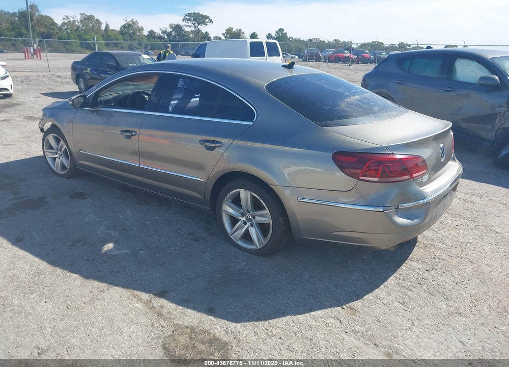 2013 VOLKSWAGEN CC 2.0T SPORT VIN: WVWBN7AN1DE531990