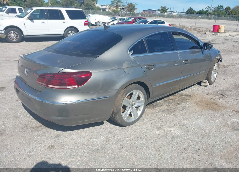 2013 VOLKSWAGEN CC 2.0T SPORT VIN: WVWBN7AN1DE531990