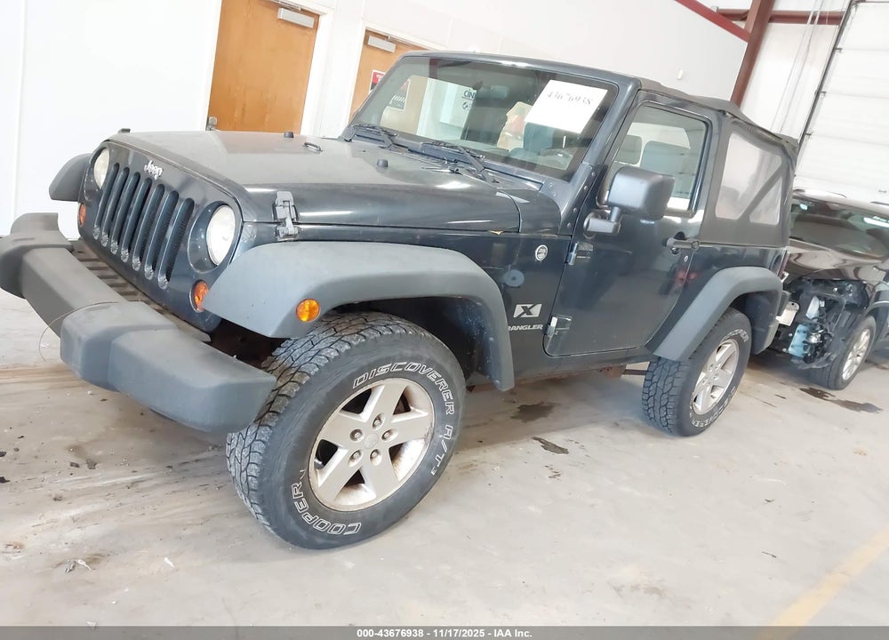 2008 JEEP WRANGLER X VIN: 1J4FA24188L544630
