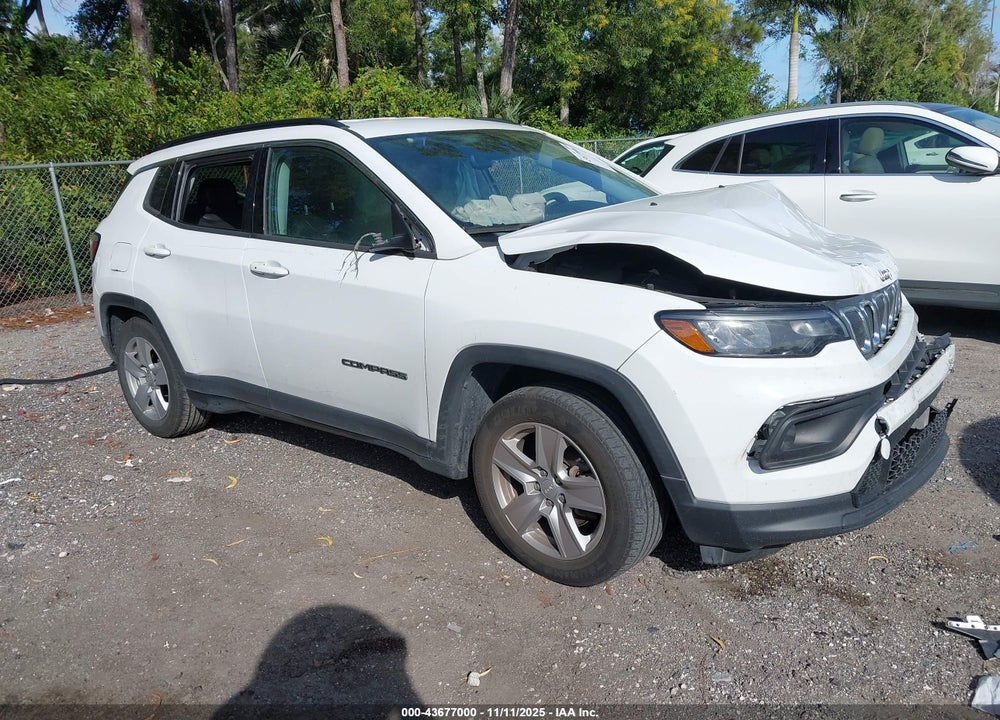 2022 JEEP COMPASS LATITUDE FWD VIN: 3C4NJCBB8NT205319