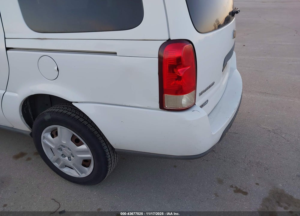 2007 CHEVROLET UPLANDER CARGO VIN: 1GNDV13W97D192179
