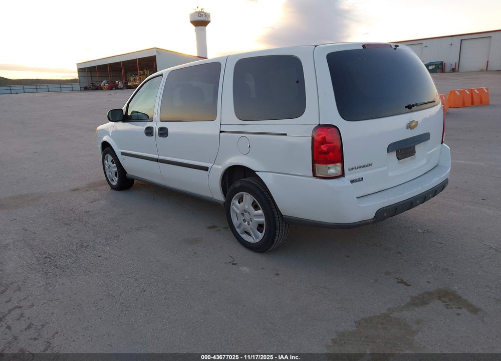 2007 CHEVROLET UPLANDER CARGO VIN: 1GNDV13W97D192179