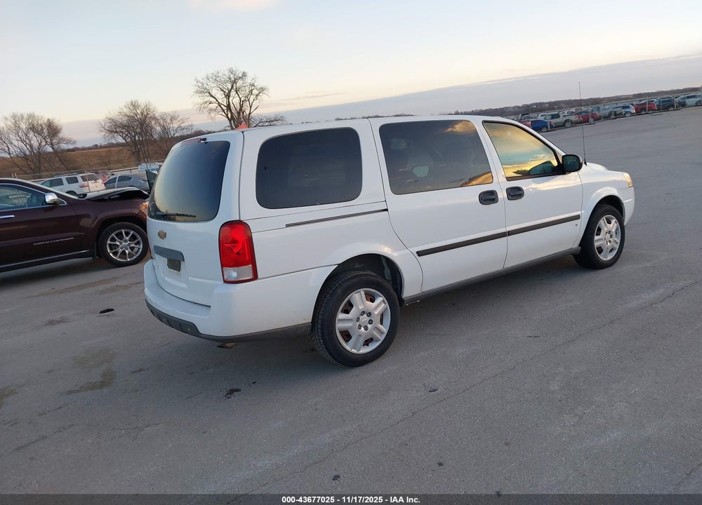 2007 CHEVROLET UPLANDER CARGO VIN: 1GNDV13W97D192179