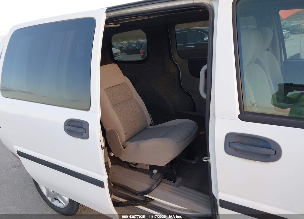 2007 CHEVROLET UPLANDER CARGO VIN: 1GNDV13W97D192179