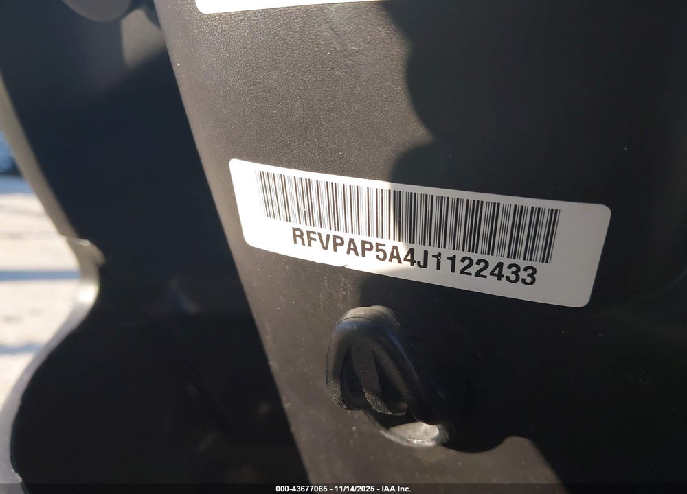 2018 GENUINE SCOOTER CO. BUDDY 50 VIN: RFVPAP5A4J1122433