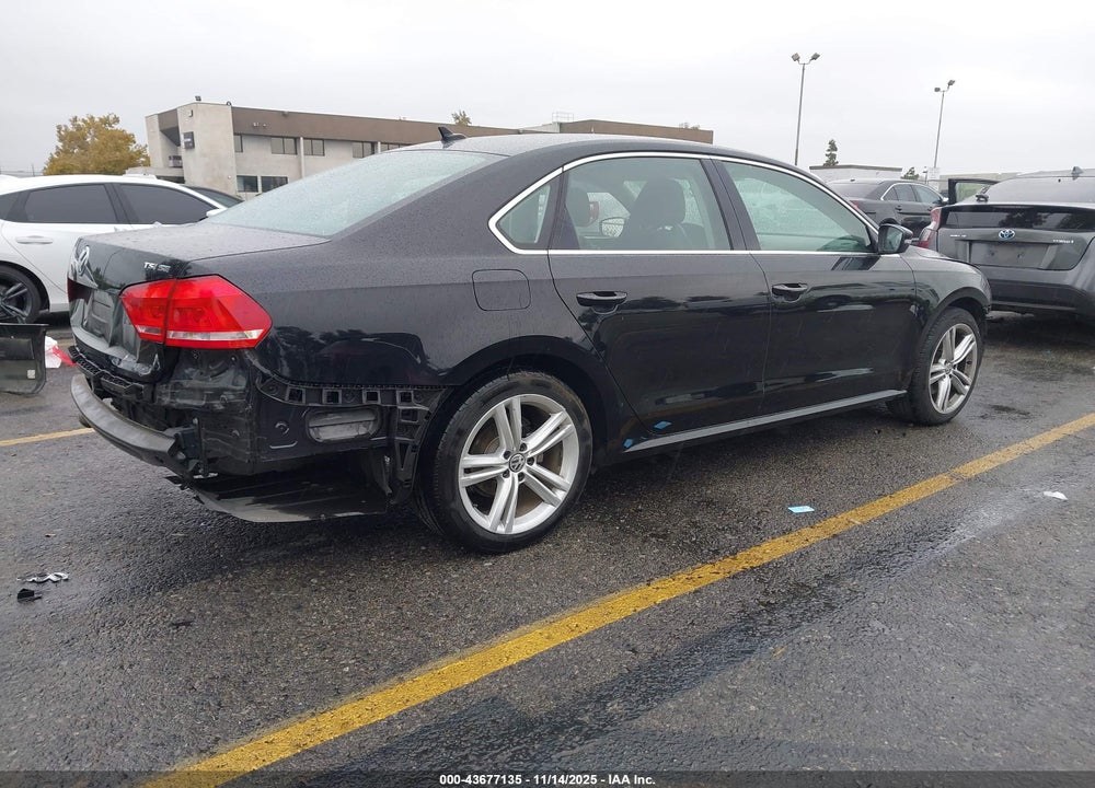 2014 VOLKSWAGEN PASSAT 1.8T SE VIN: 1VWBT7A34EC063784