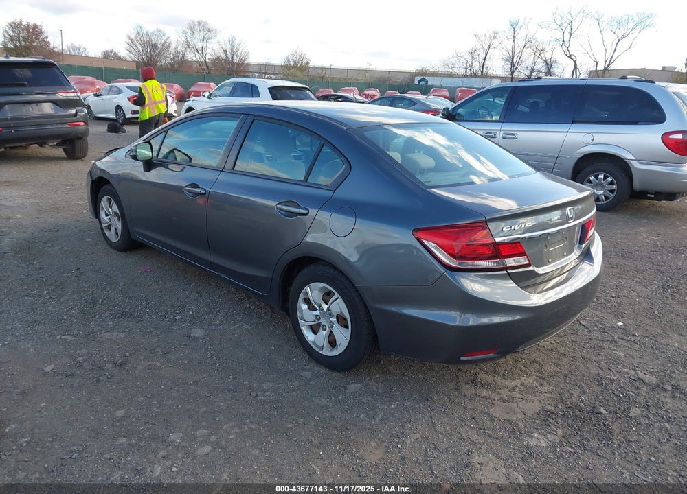 2013 HONDA CIVIC LX VIN: 2HGFB2F56DH599752