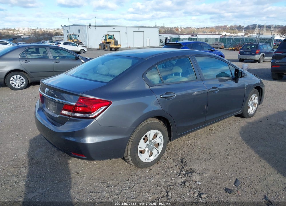 2013 HONDA CIVIC LX VIN: 2HGFB2F56DH599752
