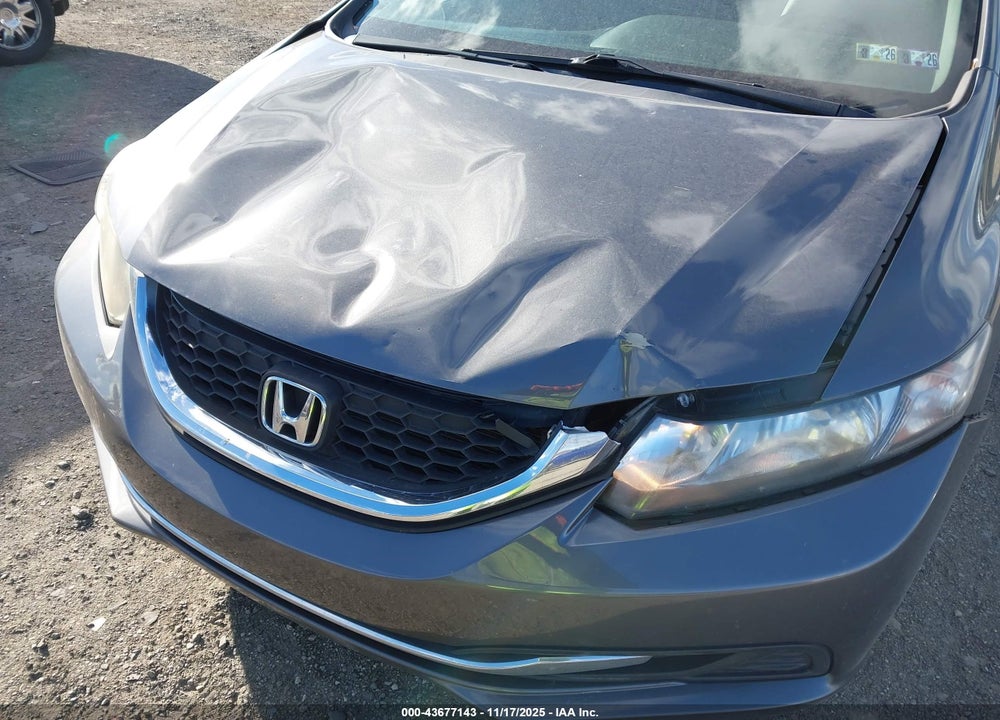 2013 HONDA CIVIC LX VIN: 2HGFB2F56DH599752