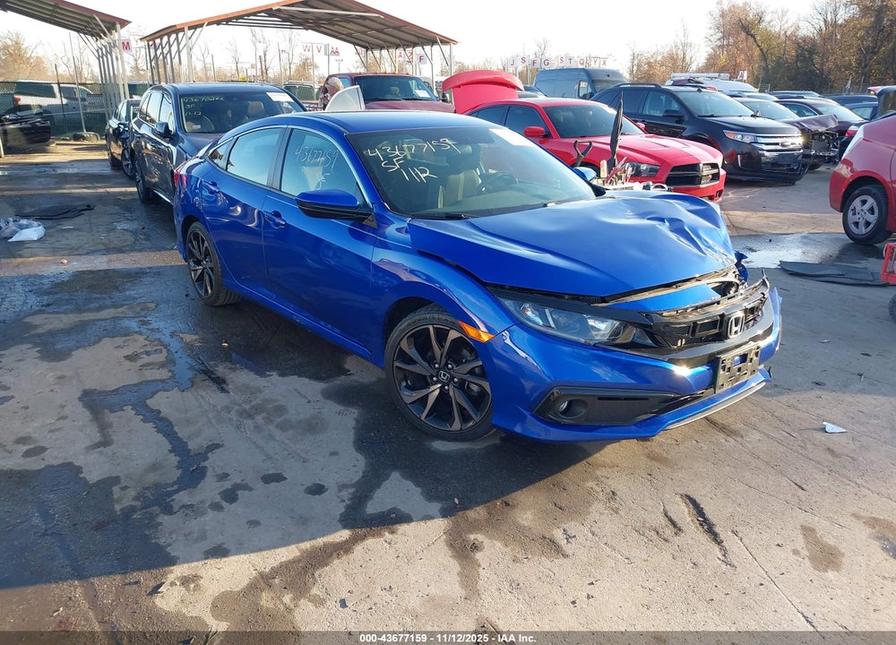 2019 HONDA CIVIC SPORT VIN: 2HGFC2F82KH569023
