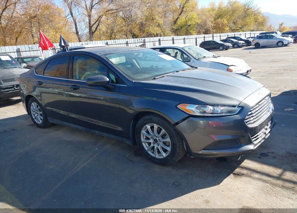 2015 FORD FUSION S VIN: 3FA6P0G75FR131576