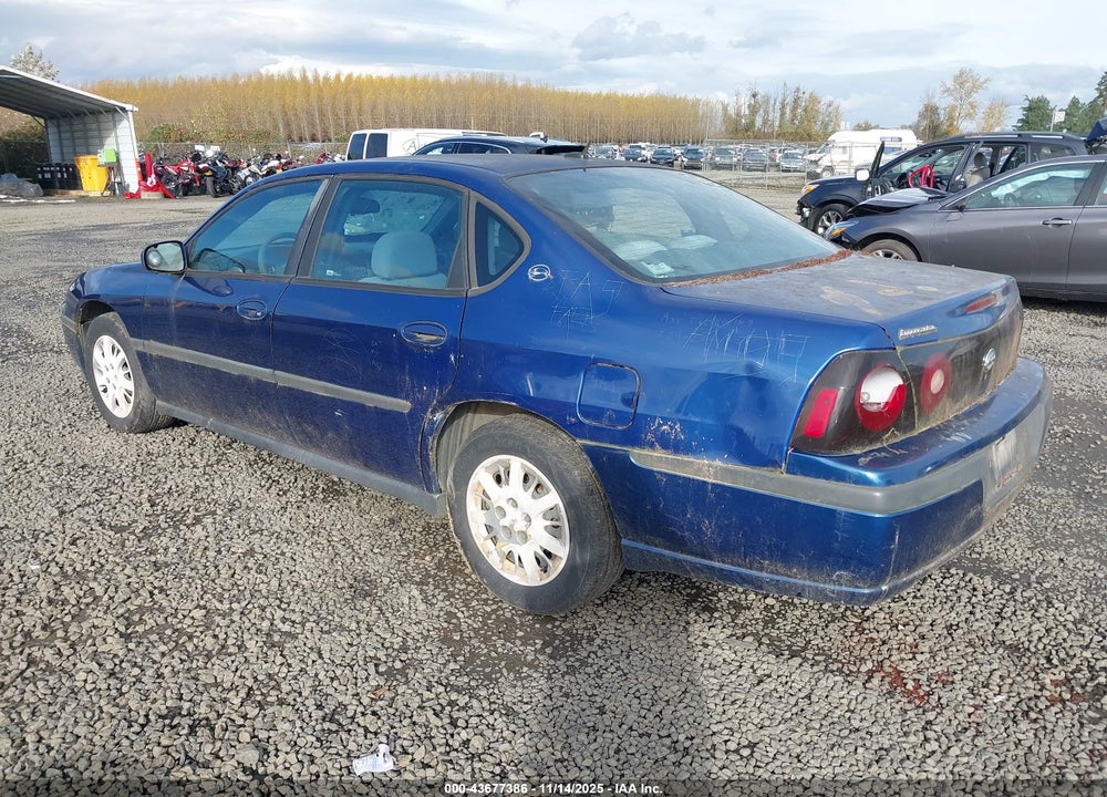 2005 CHEVROLET IMPALA VIN: 2G1WF52E559158659