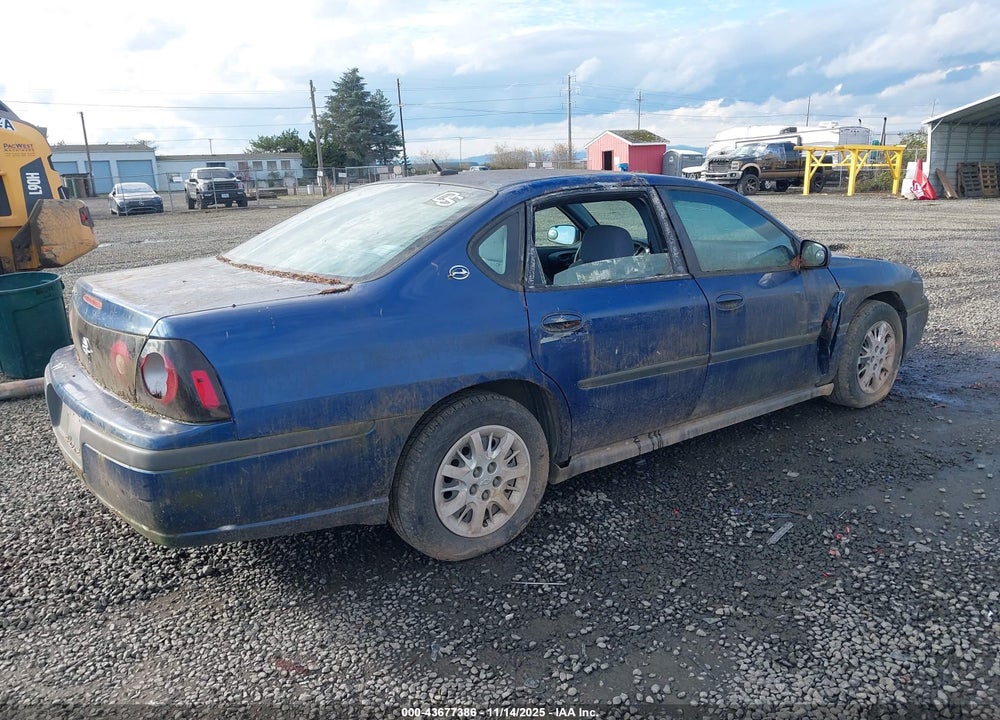 2005 CHEVROLET IMPALA VIN: 2G1WF52E559158659