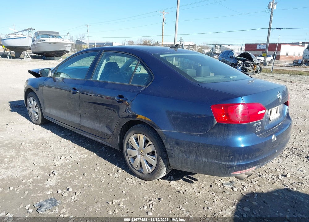 2014 VOLKSWAGEN JETTA 1.8T SE VIN: 3VWD17AJ2EM302163