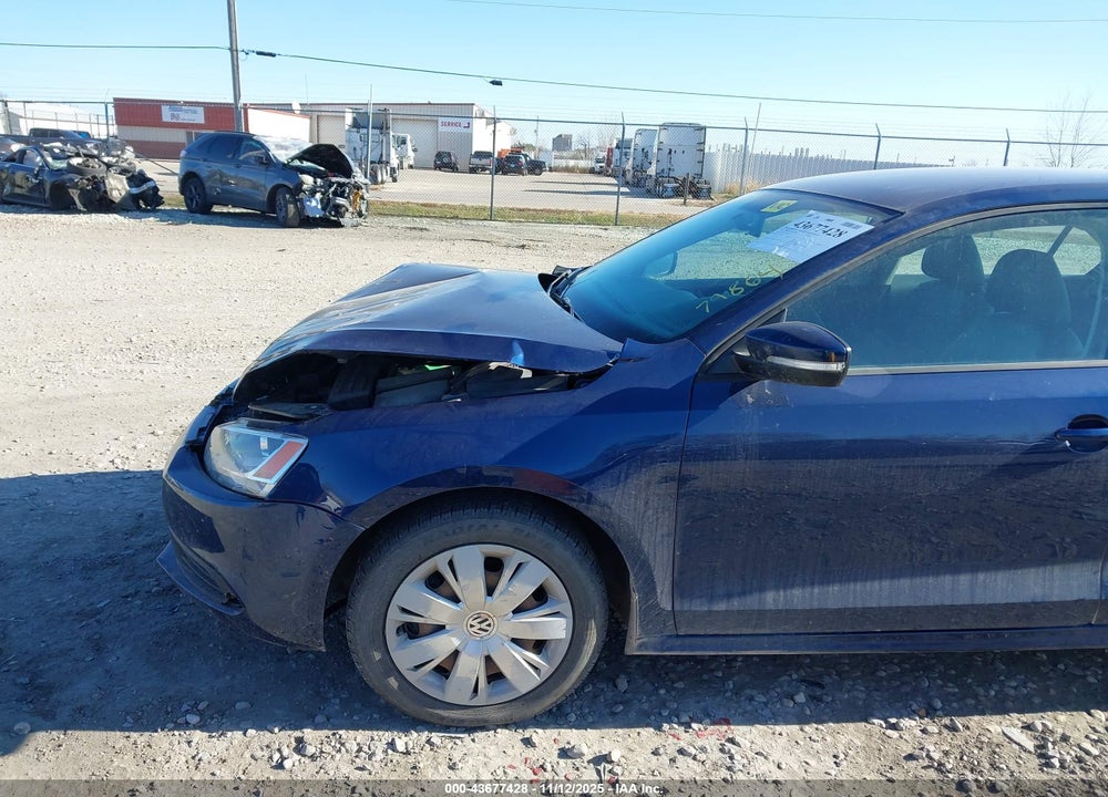 2014 VOLKSWAGEN JETTA 1.8T SE VIN: 3VWD17AJ2EM302163